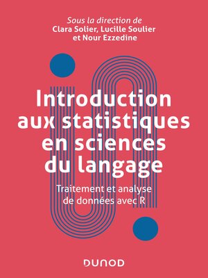 cover image of Introduction aux statistiques en sciences du langage